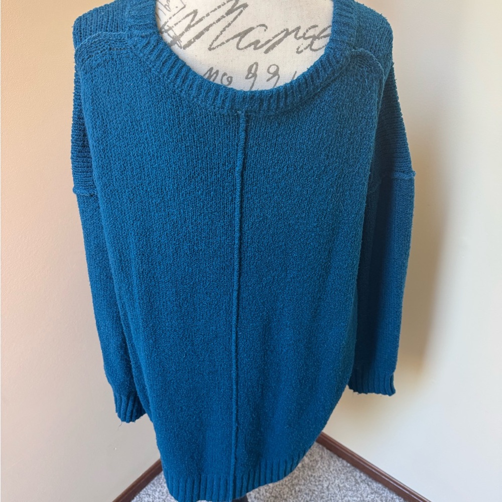 Free People Halcyon Blue Brookside Sweater - Picture 3 of 7